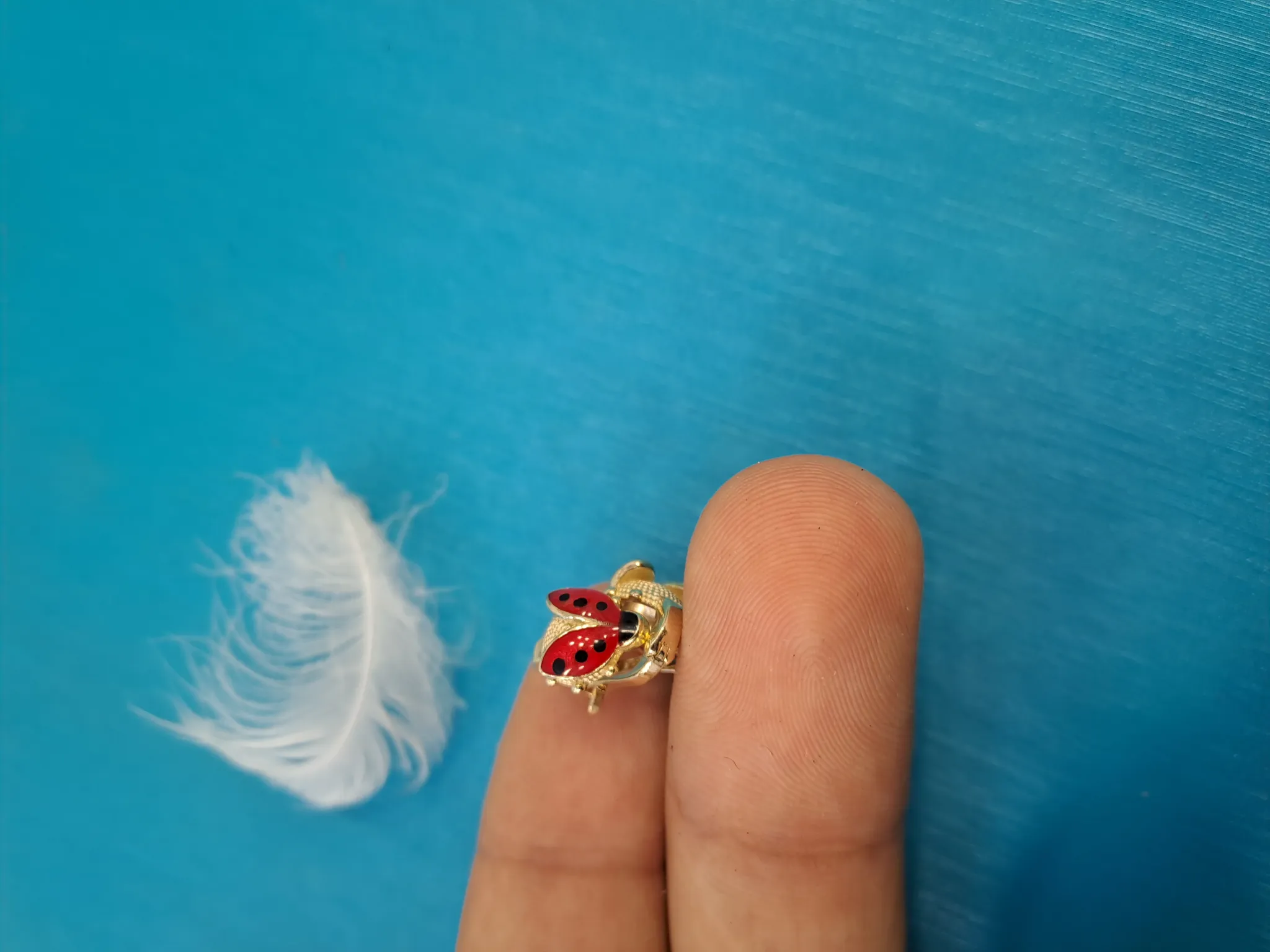 Uğur Böceği Çocuk Küpe