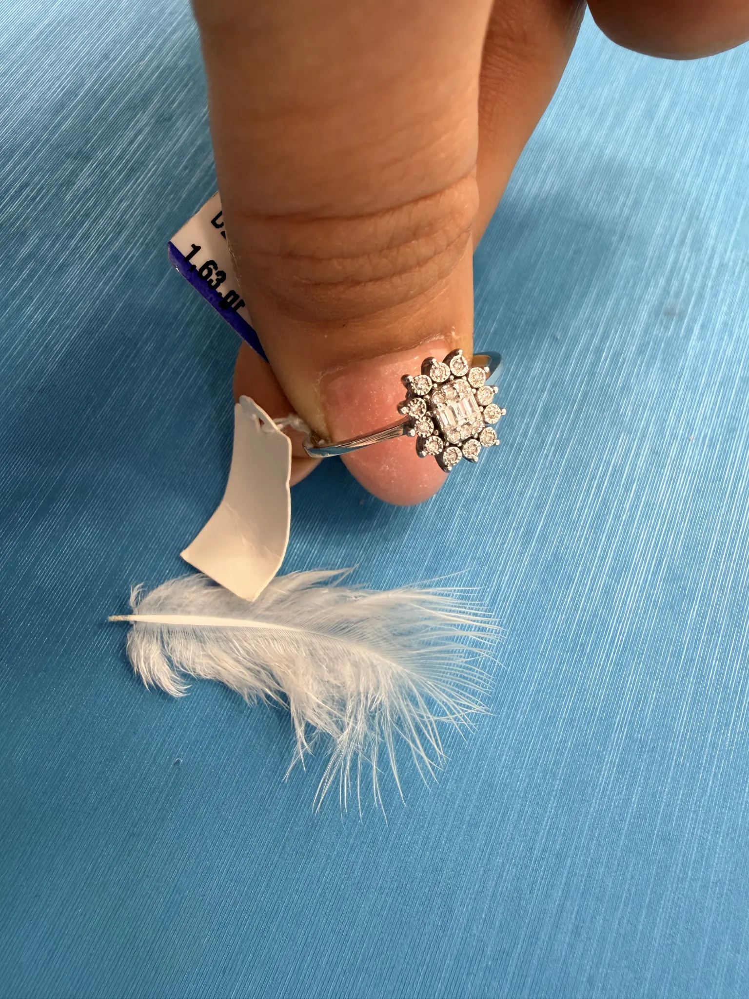 Baget Pırlanta Taşlı Detas Marka Yüzük